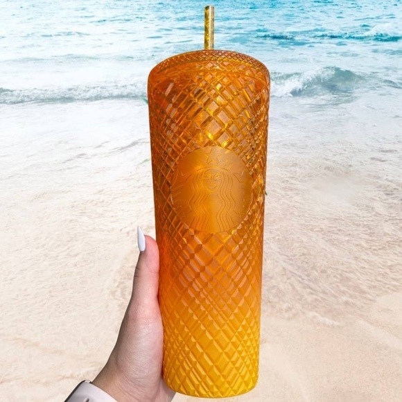 Starbucks Accessories Starbucks Mango Jeweled Tumbler Poshmark